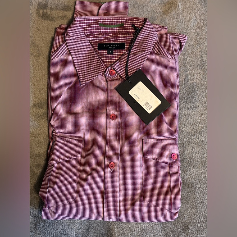 Men’s button down.